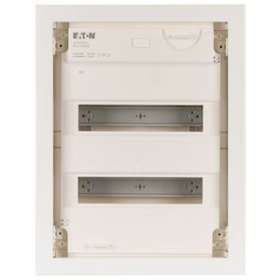 Coff.d.distr.p.mur creux à 2 rangées 24 modules|Eaton industries-EONKLV-24HWP-F