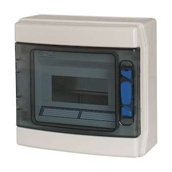 Coffret mural IP65 UV 1-rangée 8-mod|Eaton industries-EONIKA-1-8-ST-UV