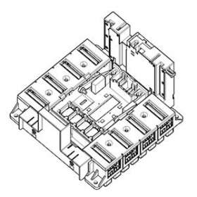 Base prises avant pour DPX³1600 3P rendu débrochable par un mécanisme Débro-lift|Legrand-LEG422586