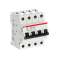 Disjoncteur S204P 4P 32A Courbe D Raccordement à vis - 15KA (4Modules)|ABB-ABB356466