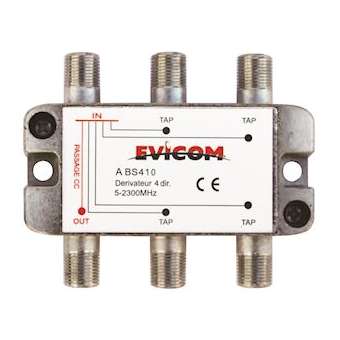 Dérivateur 5 - 2 300 MHz 4 sorties -10 dB|Evicom-EVCABS410
