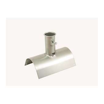 Tuile faîtière fixe pour mât jusqu'à D 50 mm - Zinc bleu|Erard-EAD800815