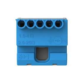 Bornier neutre Mistral-5X4mm²+1X25mm²-Rapide et à vis|ABB-ABB799202