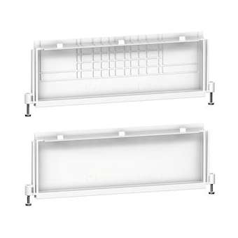 Pragma - plaque passe-câbles pour coffret en saillie 18 modules - lot de 2|Schneider Electric-SCHPRA90041