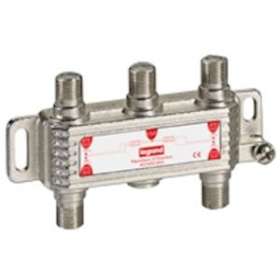 Répartiteur télévision 4 sorties typeF - 0MHz à 2400MHz|Legrand-LEG073982