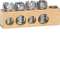 Barrette sur socle 30mm 2X16-2X10mm