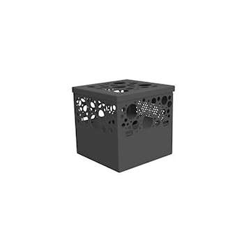 Combiné ventilation VS + Sup. Spot - Motif Rond -Semi Enterré Gris|Atole-AOEMAIRBOXSEGR