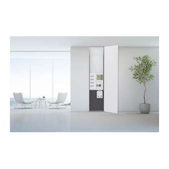 Rehausse 2T arrivée haute + Cornet + VA + Coffret com intégré BL|Atole-AOERTL204CBL