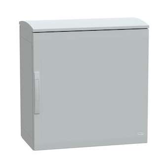 Thalassa PLA - Armoire polyester toit 750x750x420 - IP44 Ral 7035|Schneider Electric-SCHNSYPLAT774G