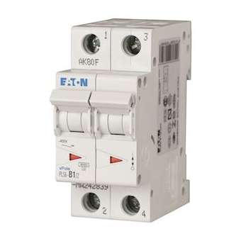 Disj. PLS 2X1A 6kA (EN 60898) cbe C|Eaton industries-EONPLS6-C1-2-MW