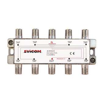 Dérivateur 5 - 2 300 MHz 8 sorties -20 dB|Evicom-EVCABS820