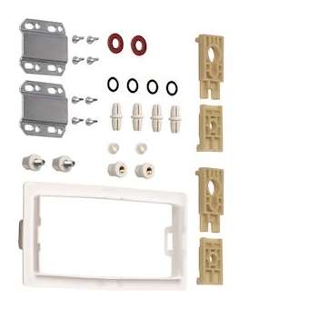 Kit vertical armoire-armoire univers IP44-1 travée 2 armoires superposées l300mm|Hager-HAGFZ441S
