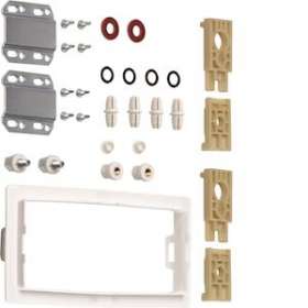 Kit vertical armoire-armoire univers IP44-1 travée 2 armoires superposées l300mm|Hager-HAGFZ441S