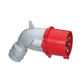 Fiche mobile coudée P17 IP44 32A - 380V~ à 415V~ - 3P+N+T|Legrand-LEG056478