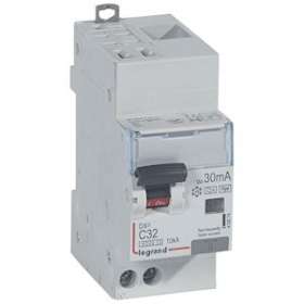 Disjoncteur diff DX³ 6000 -auto/vis-U+N 230V~-32A -typeF-30mA-courbe C - 2M|Legrand-LEG410874