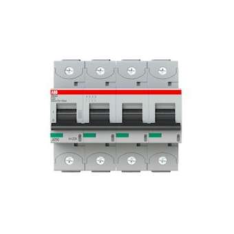 Disjoncteur S804S 4P 20A Courbe C Raccordement à vis - 50KA (6Modules)|ABB-ABB742439