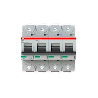 Disjoncteur S804S 4P 16A Courbe C Raccordement à vis - 50KA (6Modules)|ABB-ABB742438