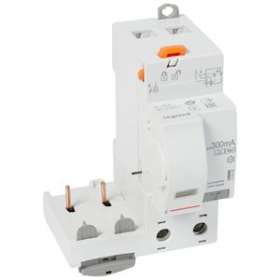 Bloc diff adaptable à vis DX³ pour disj 1 mod/pôle 2P 230-400V~ 40A -typeF 300mA|Legrand-LEG410446