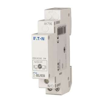 Voyant modulaire 1 LED, 230AC/DC, rouge|Eaton industries-EONZ-BEL-R230