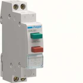 Double bouton poussoir 1F + 1O impulsion|Hager-HAGSVN391