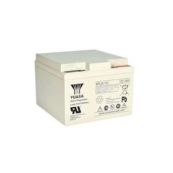 Batterie étanche au plomb NPL 24Ah 12V - bac std - duree de vie: 10 ans|Yuasa-YUANPL24-12I