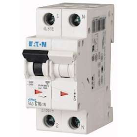 Disjoncteur modulaire, 6A, 1Np, courbe B, AC|Eaton industries-EONFAZ-B6-1N