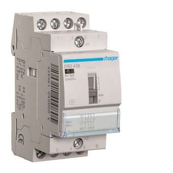 Relais de commande 16A, 2F+2O, 24V|Hager-HAGERD418
