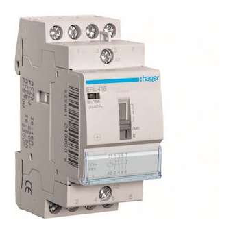 Relais de commande 16A, 2F+2O, 12V|Hager-HAGERL418