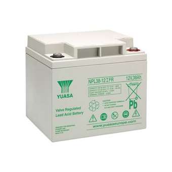 Batterie étanche au plomb NPL 38Ah 12V - bac fr - duree de vie: 10 ans|Yuasa-YUANPL38-12IFR