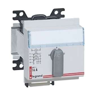 Commutateur de voltmètre modulaire triphasé 4 positions - 3 modules|Legrand-LEG004652