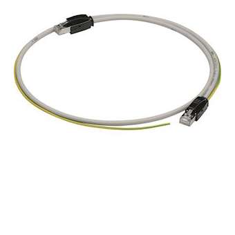 Câble Modbus 2 m RJ45-RJ45 avec liaison terre|Hager-HAGHTG472H
