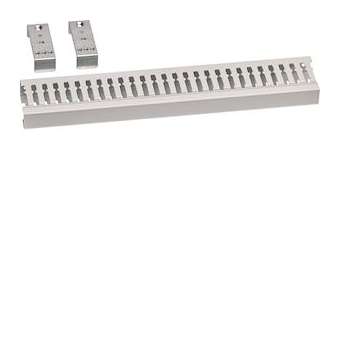 Goulotte horizontale pour coffrets vega largeur 18 modules 1 à 4 rangées|Hager-HAGVZ014VB