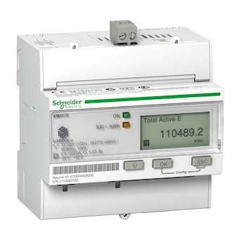Acti9 iEM - compteur d'énergie tri - 63A - multi-tarif - LON - MID|Schneider Electric-SCHA9MEM3175