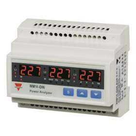 Analyseur d'énergie DIN 3ph 380/660Vll 5Aca 18-60Vca/cc - version avancee|Carlo gavazzi-CGPWM14DINAV53LR2S1AX
