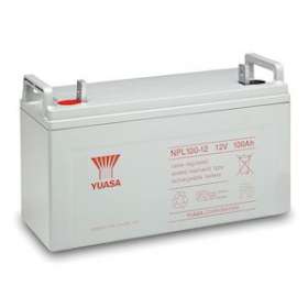 Batterie étanche au plomb NPL 130Ah 6V - bac fr - duree de vie: 10 ans|Yuasa-YUANPL100-12FR