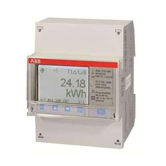 Compteur A42 Monophase Modbus Mesure InDirecte 6A Steel Mid|ABB-ABB831221