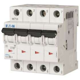 Disjoncteur modulaire, 16A, 4p, courbe D, 6kA|Eaton industries-EONFAZ6-D16-4