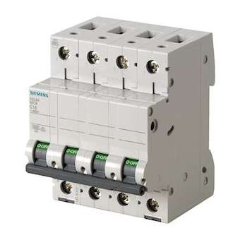 Disj.400V 6KA, 4 poles, C, 6A|Siemens Industries et Infrastructures-SIE5SL6406-7