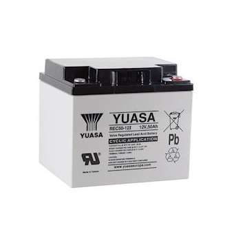 Batterie stationnaire étanche au plomb 50Ah 12V application cyclage|Yuasa-YUAREC50-12I