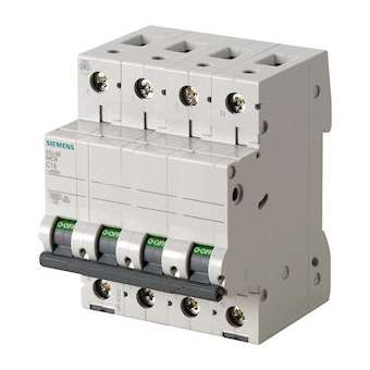 Disj.400V 6KA, 3 POLES+N, C, 25A|Siemens Industries et Infrastructures-SIE5SL6625-7