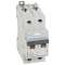 Disjoncteur DX³6000 10kA arrivée haute/départ bas vis 2P 0,5A courbe C - 2 mod|Legrand-LEG407774