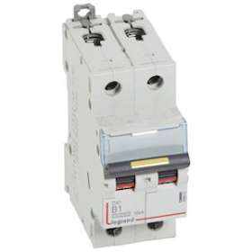Disj. DX³ 1000kA 16kA arrivée haute/départ bas à vis 1A -courbe B -2 modules|Legrand-LEG408952
