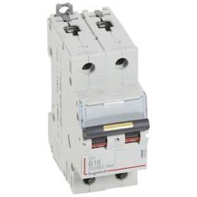 Disj. DX³ 1000kA 16kA arrivée haute/départ bas à vis 16A -courbe B -2 modules|Legrand-LEG408959