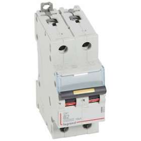 Disj. DX³ 1000kA 16kA arrivée haute/départ bas à vis 2A -courbe B -2 modules|Legrand-LEG408953