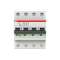 Disjoncteur S204P 4P 4A Courbe C Raccordement à vis - 25KA (4Modules)|ABB-ABB356432
