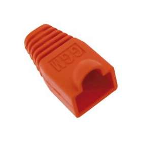 Lot de 100 manchons RJ45 Rouge|Gigamedia-GGMRB100R