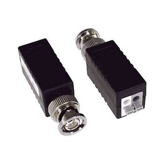 Lot balun video hd cordon bnc /bornier poussoir x2|Gigamedia-GGMCCBALVP02HD