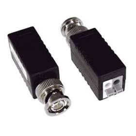 Lot balun video hd cordon bnc /bornier poussoir x2|Gigamedia-GGMCCBALVP02HD