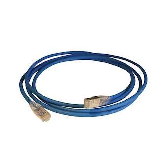 Cordon RJ45 LCS³ catégorie6 Haute Densité F/UTP blindé 100ohms - 2m - LSOH bleu|Legrand-LEG051542