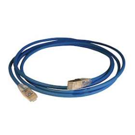 Cordon RJ45 LCS³ catégorie6 Haute Densité F/UTP blindé 100ohms - 2m - LSOH bleu|Legrand-LEG051542
